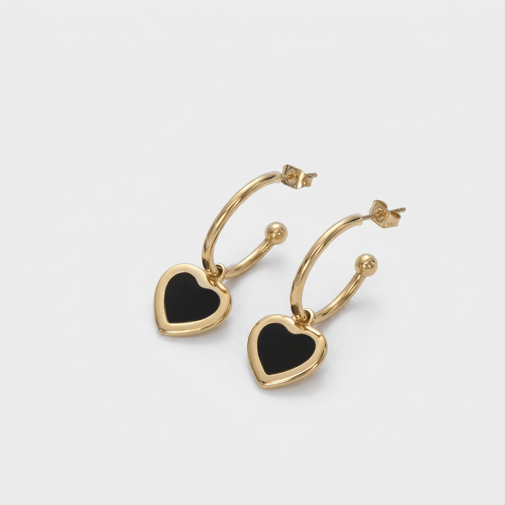 Ellavore Earrings in Black Pearl - Ellavore