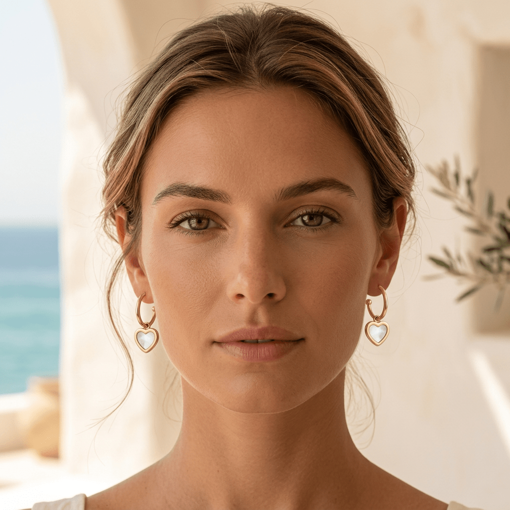 Ellavore Earrings in White Pearl - Ellavore