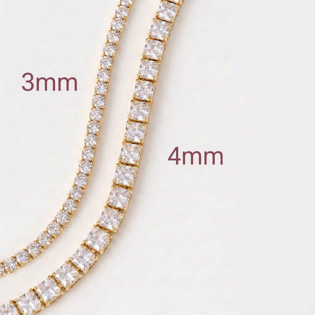 Gold Tennis Chain - Ellavore