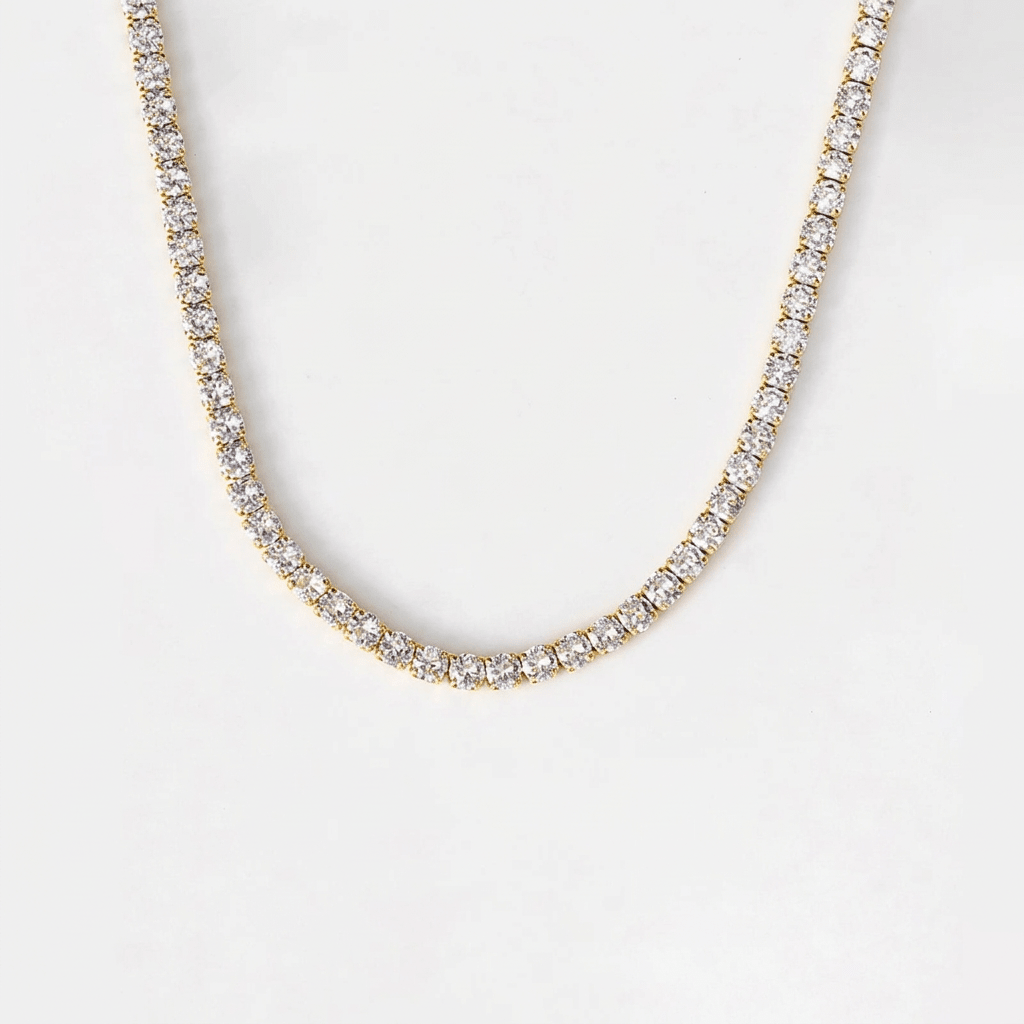 Gold Tennis Chain - Ellavore