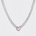 The Passion Necklace - Heart Shaped Pink Stone Pendant