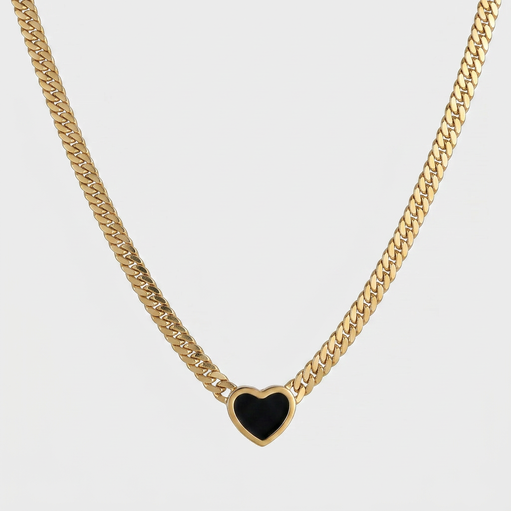 Ellavore Necklace in Black Pearl