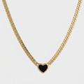 Ellavore Necklace in Black Pearl
