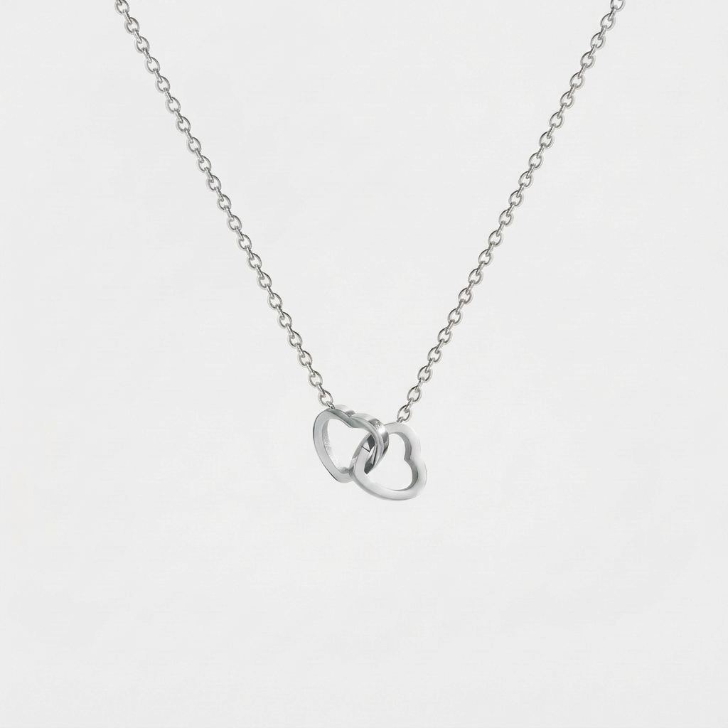 Locking Heart Pendant - in Gold