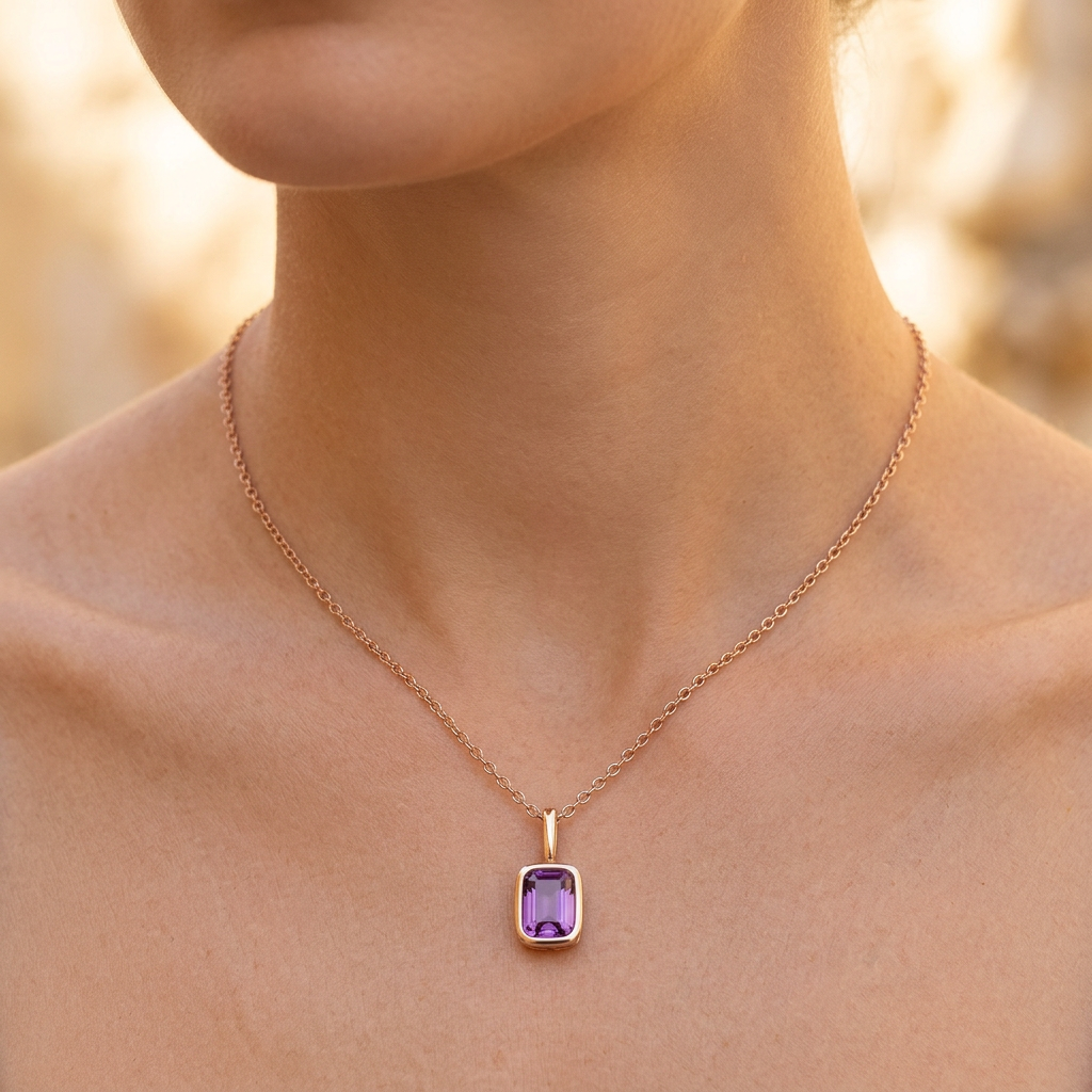 The Amethyst Muse Necklace - Deep Purple [edit]