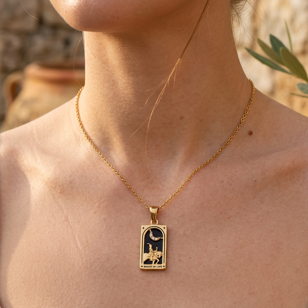 The Wheel - Tarot Reading Deck of Cards in Gold