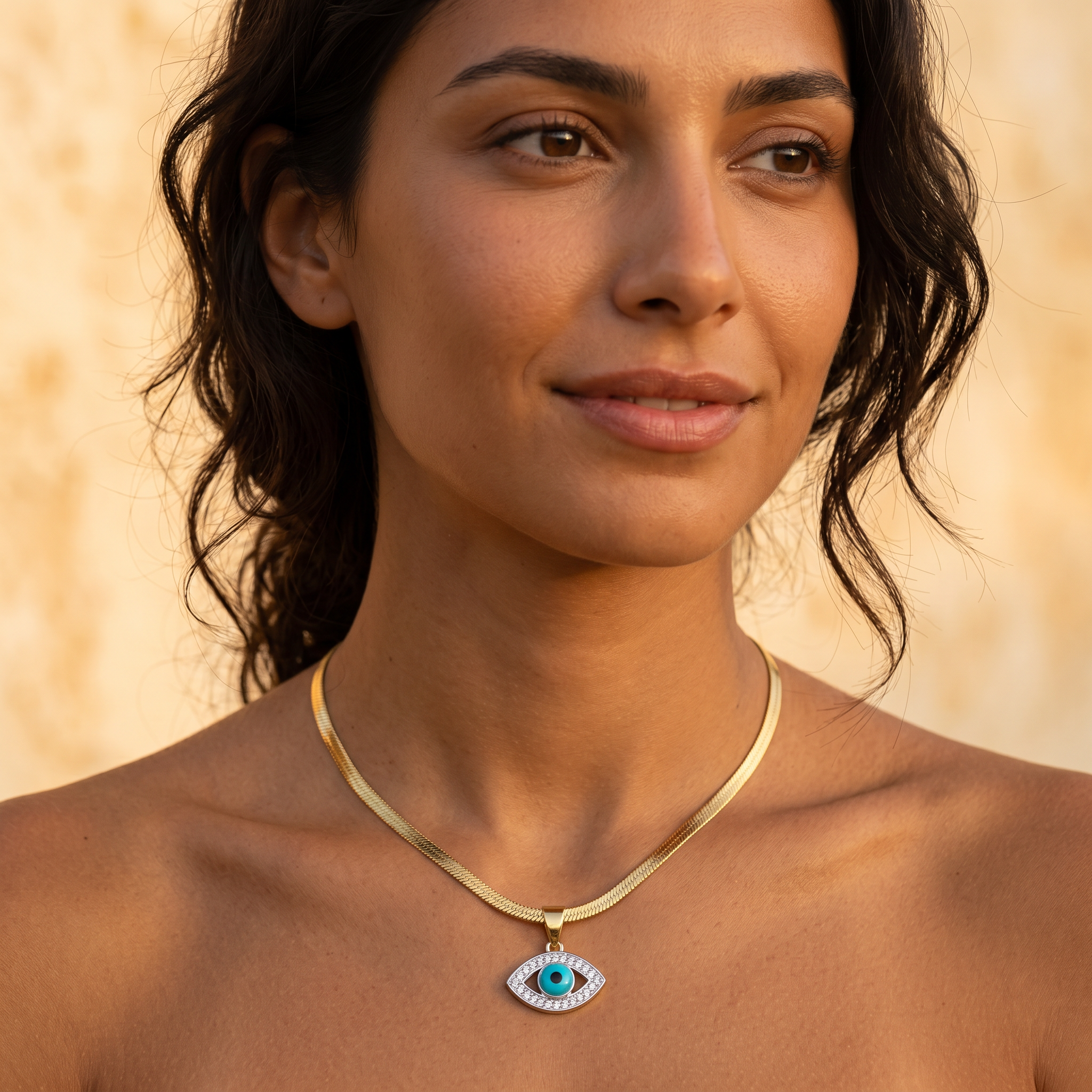 Evil Eye in Gold