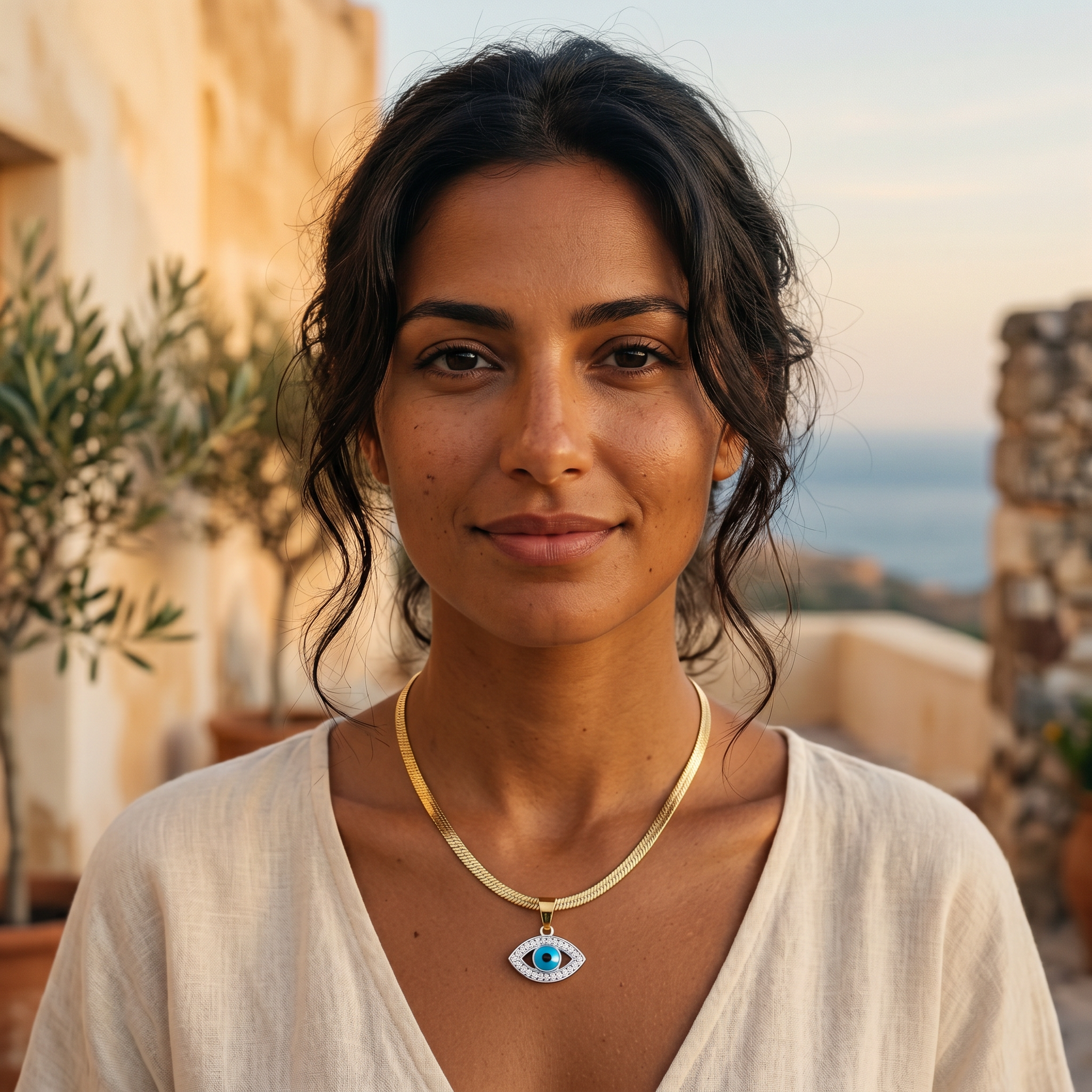Evil Eye in Gold