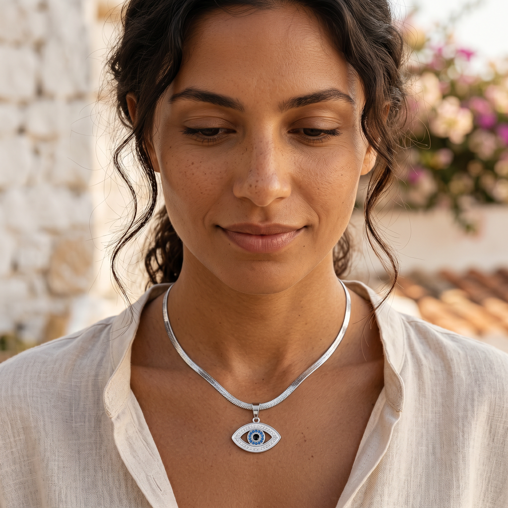 Evil Eye in Silver