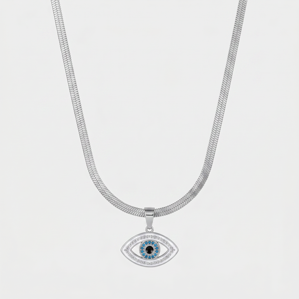 Evil Eye in Silver