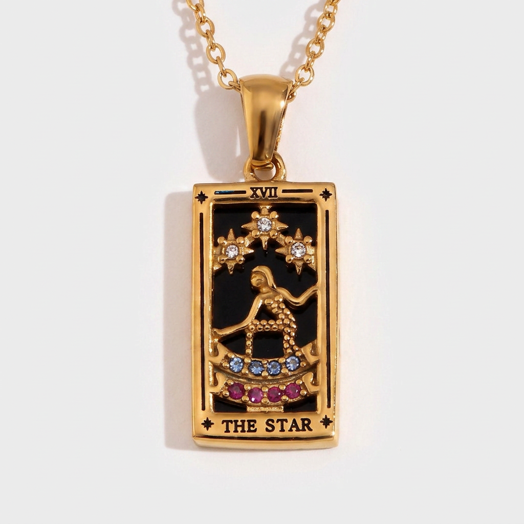 The Sun - Tarot Reading Deck of Cards in Gold