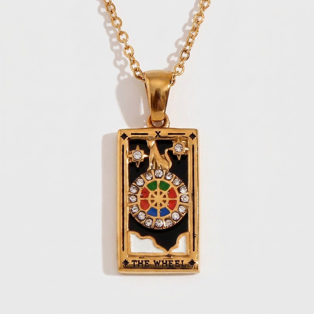 The Sun - Tarot Reading Deck of Cards in Gold