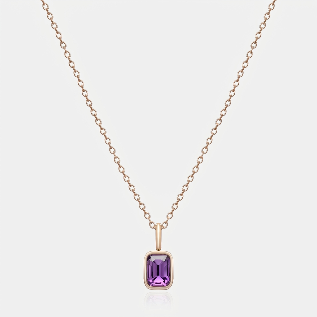 The Amethyst Muse Necklace - Deep Purple [edit]