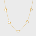 Love Motif Pendant in White Pearl