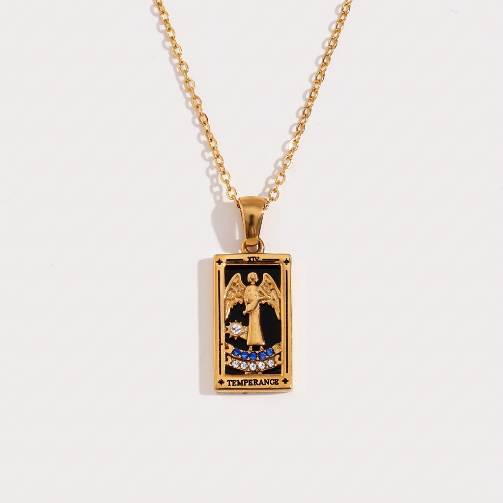 The Wheel - Tarot Reading Deck of Cards in Gold