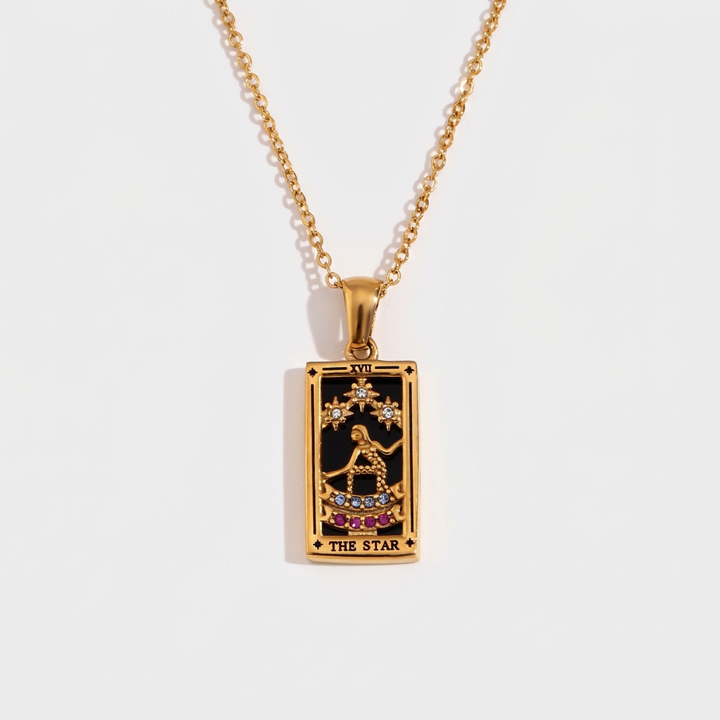 The Wheel - Tarot Reading Deck of Cards in Gold