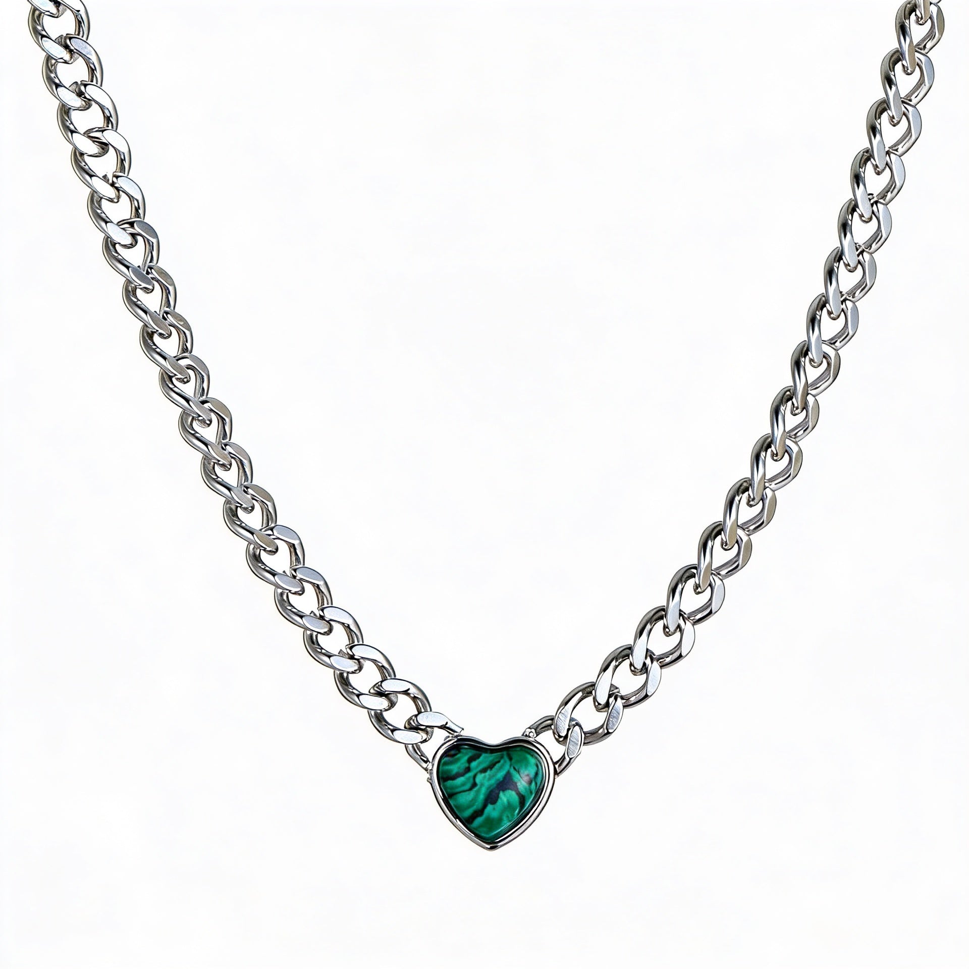 The Passion Necklace - Heart Shaped Pink Stone Pendant