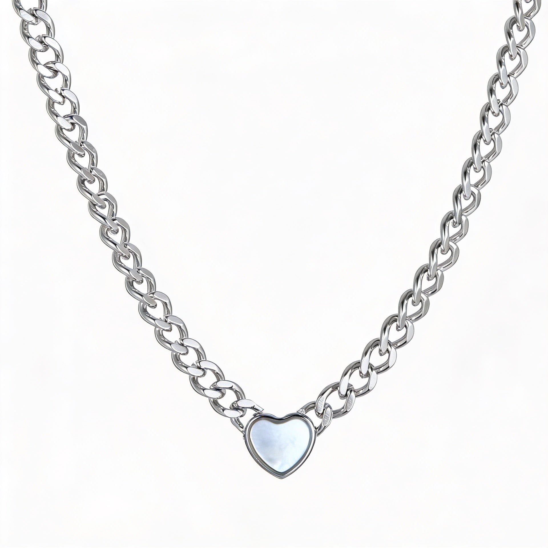 The Passion Necklace - Heart Shaped Pink Stone Pendant
