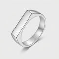 Rhodes Flat Top Gold Ring