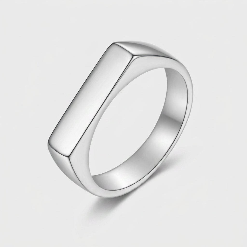 Rhodes Flat Rose Gold Ring - Ellavore