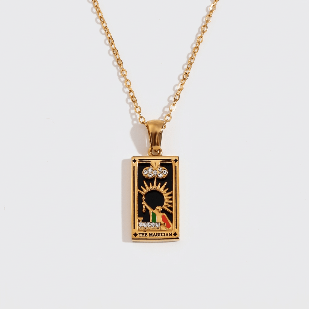 The Magician - Tarot Reading Deck of Cards in Gold - Ellavore