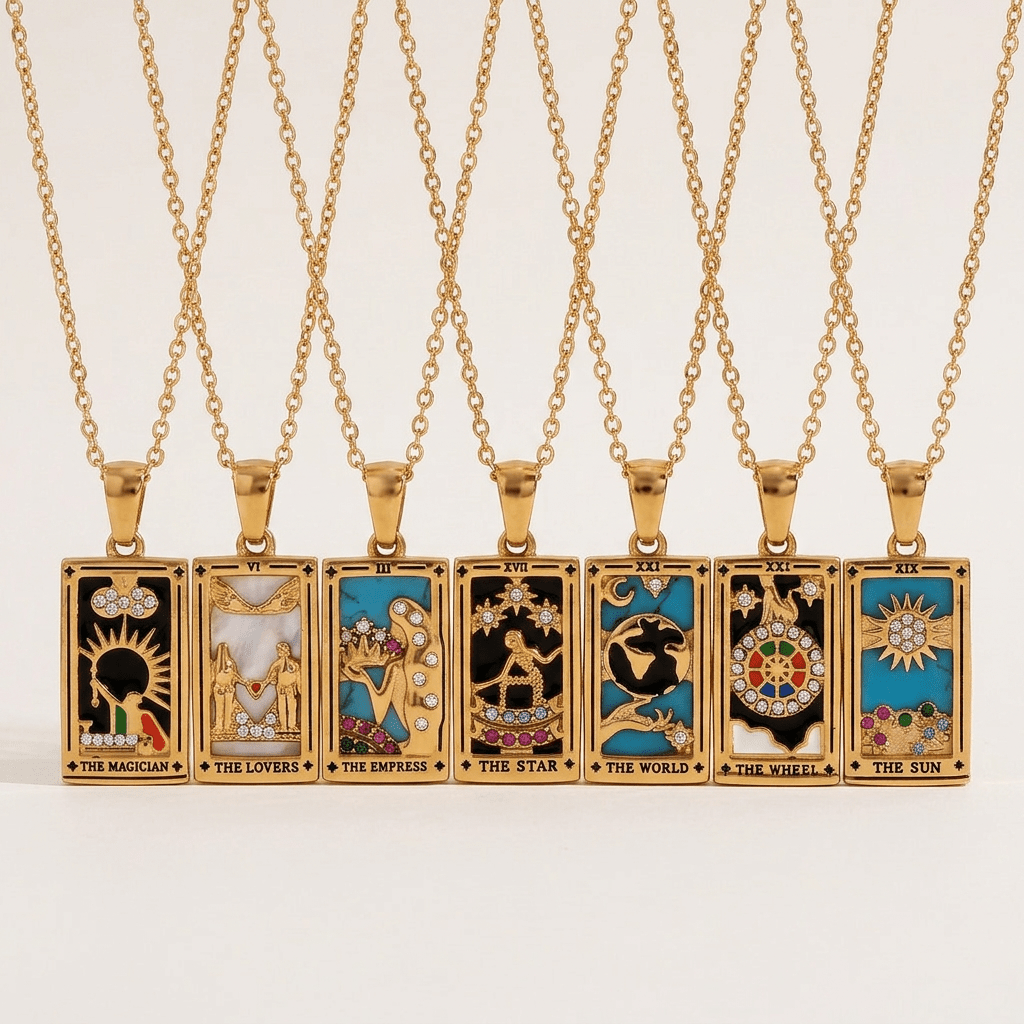 The Magician - Tarot Reading Deck of Cards in Gold - Ellavore