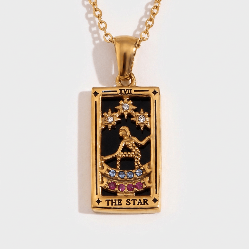 The Sun - Tarot Reading Deck of Cards in Gold - Ellavore