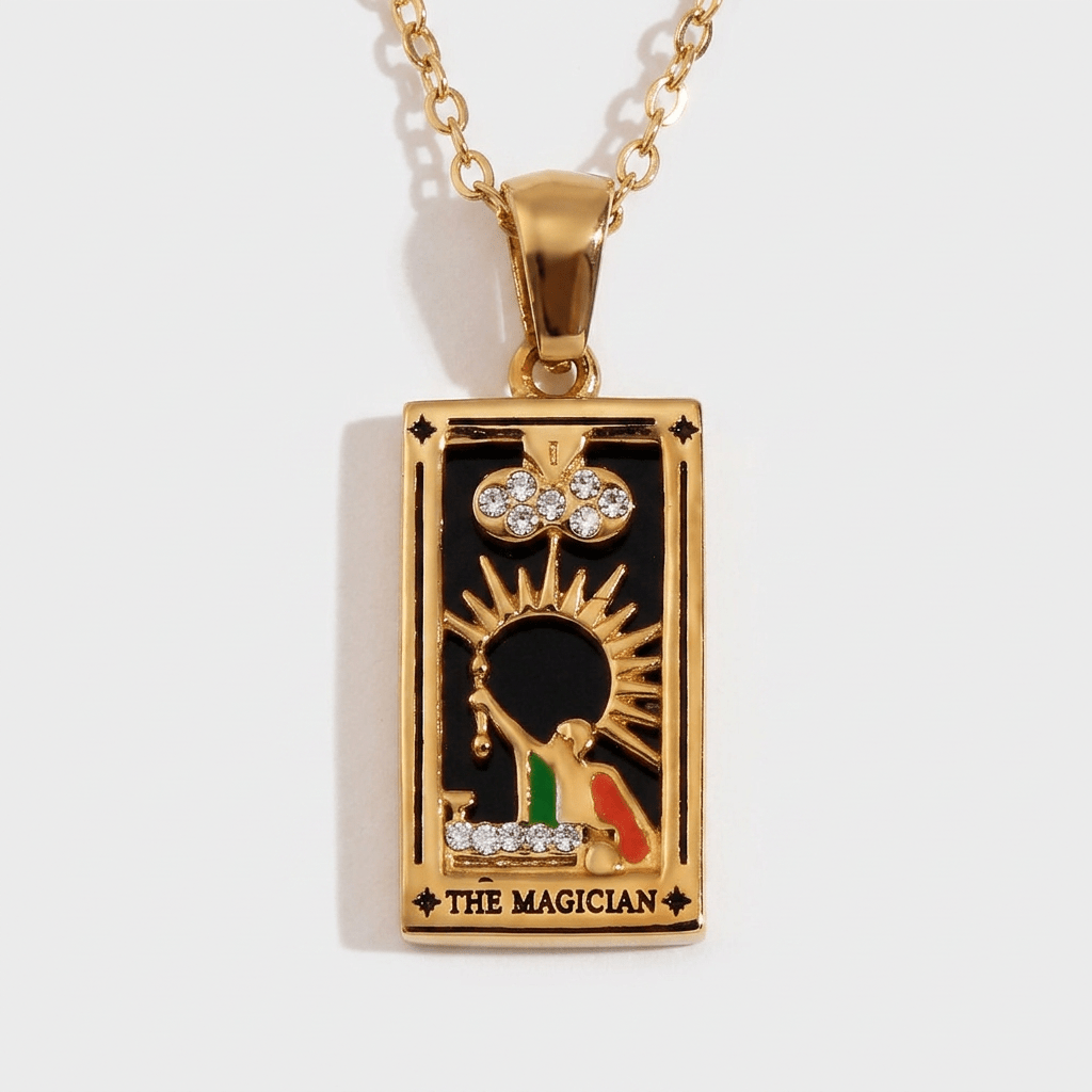The Sun - Tarot Reading Deck of Cards in Gold - Ellavore