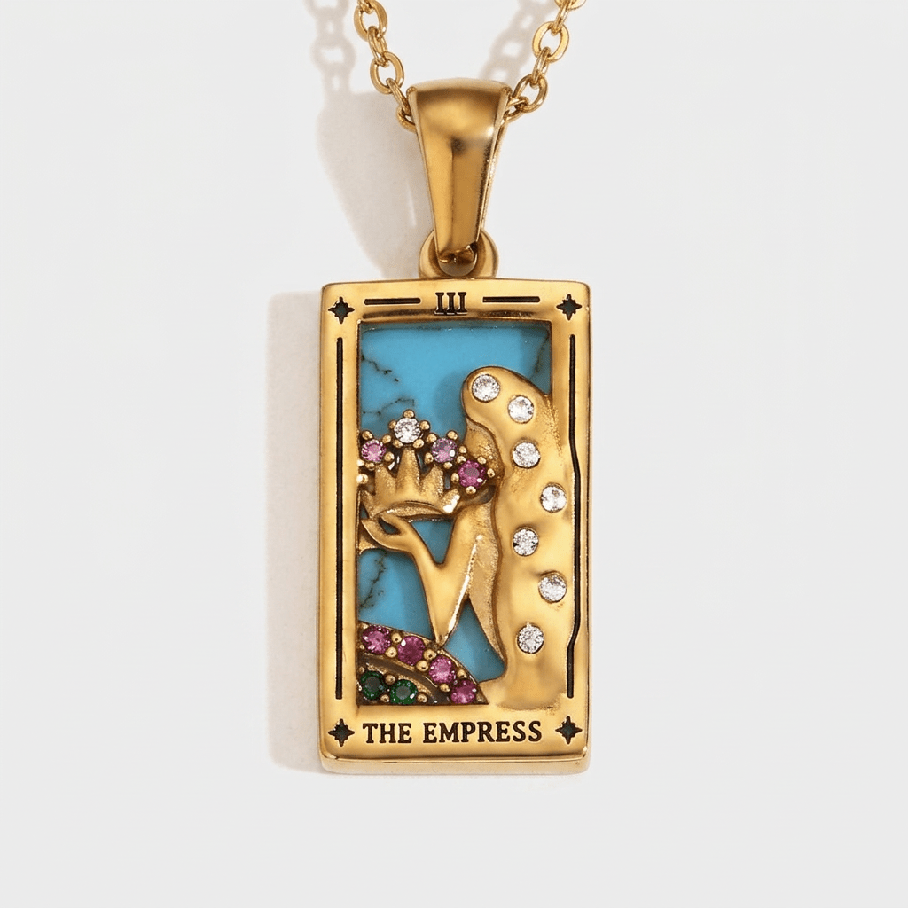 The Sun - Tarot Reading Deck of Cards in Gold - Ellavore
