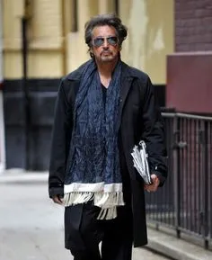 al pacino in dark blue scarf 