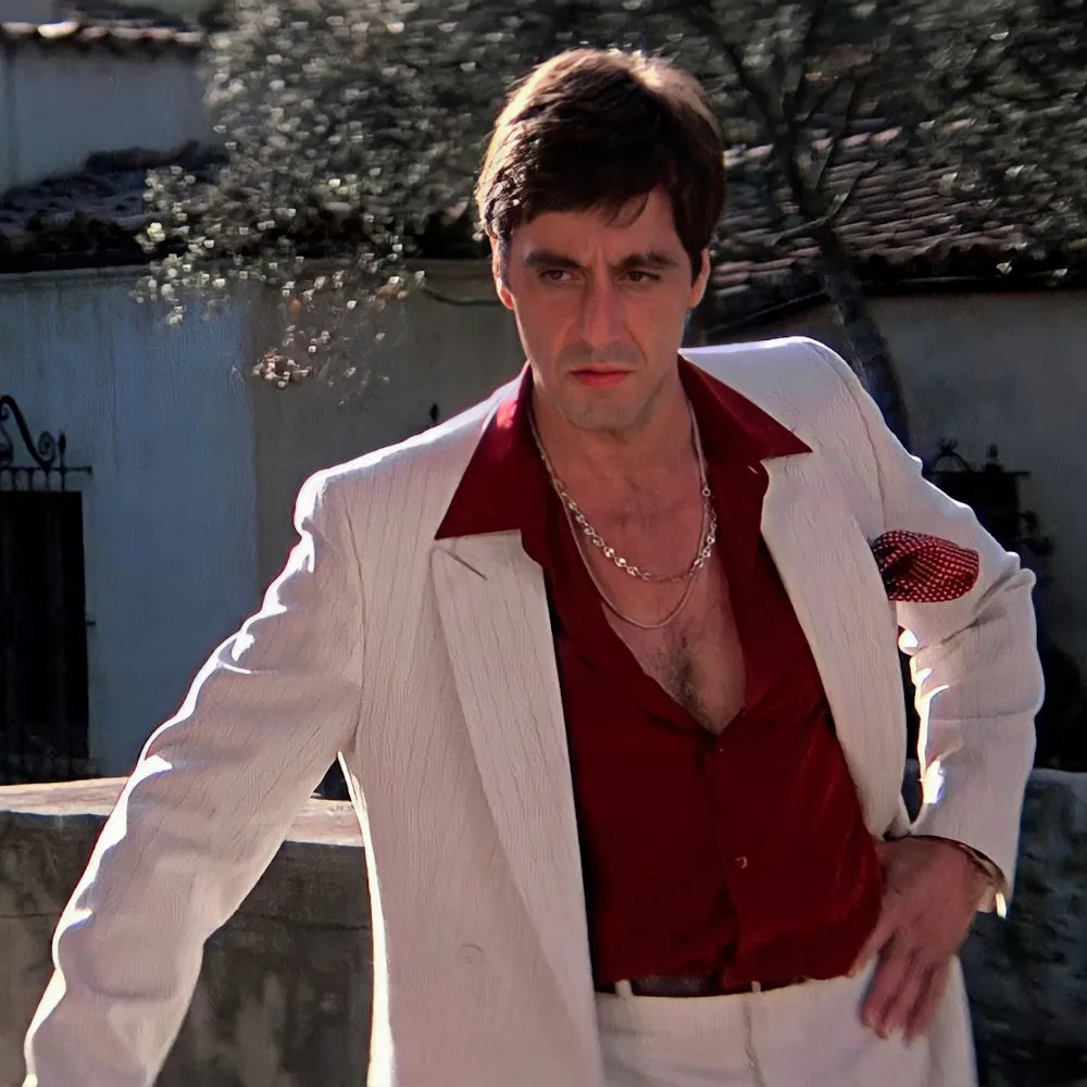 elegant tony montana from scarface