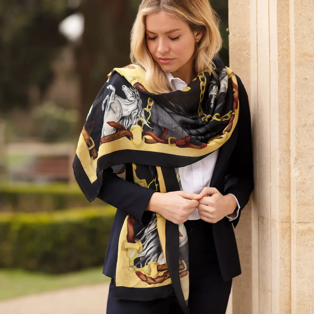 Silk-Scarf-Shoulder Wrap