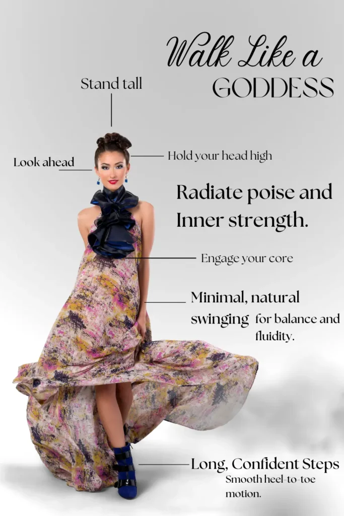 Model Walking Infographics 