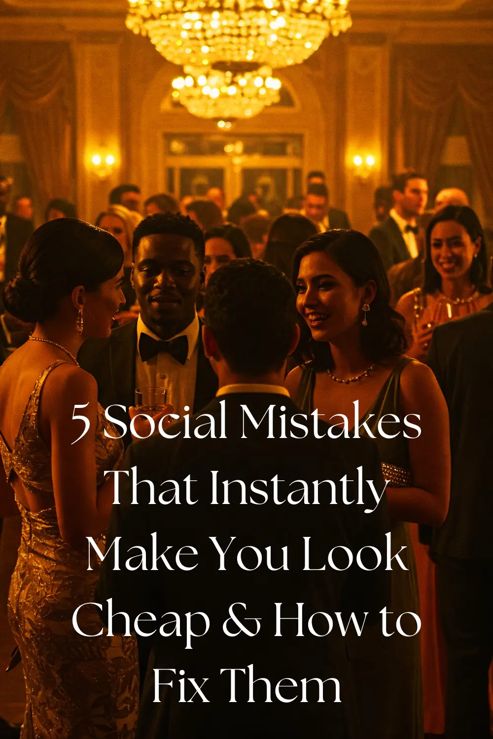5 Social Mistakes That Instantly Make You Look Cheap & How to Fix Them