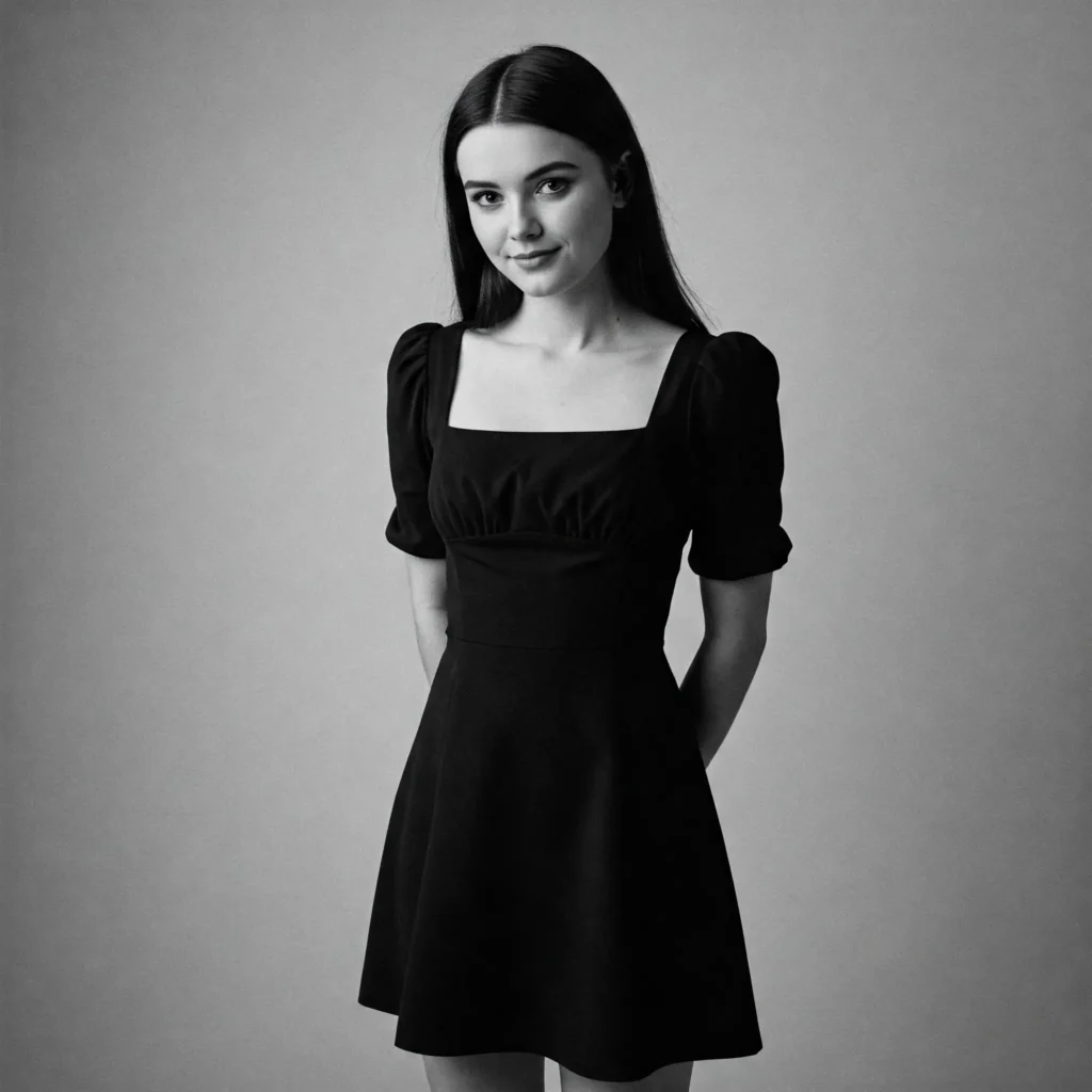 Little Black Dress (LBD) with a Twist ( Classy Women's Outfit)