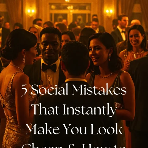 5 Social Mistakes That Instantly Make You Look Cheap & How to Fix Them